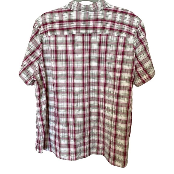 LADIES Eddie Bauer Short Sleeve Button Down Top, Med/Large - Picture 2 of 4